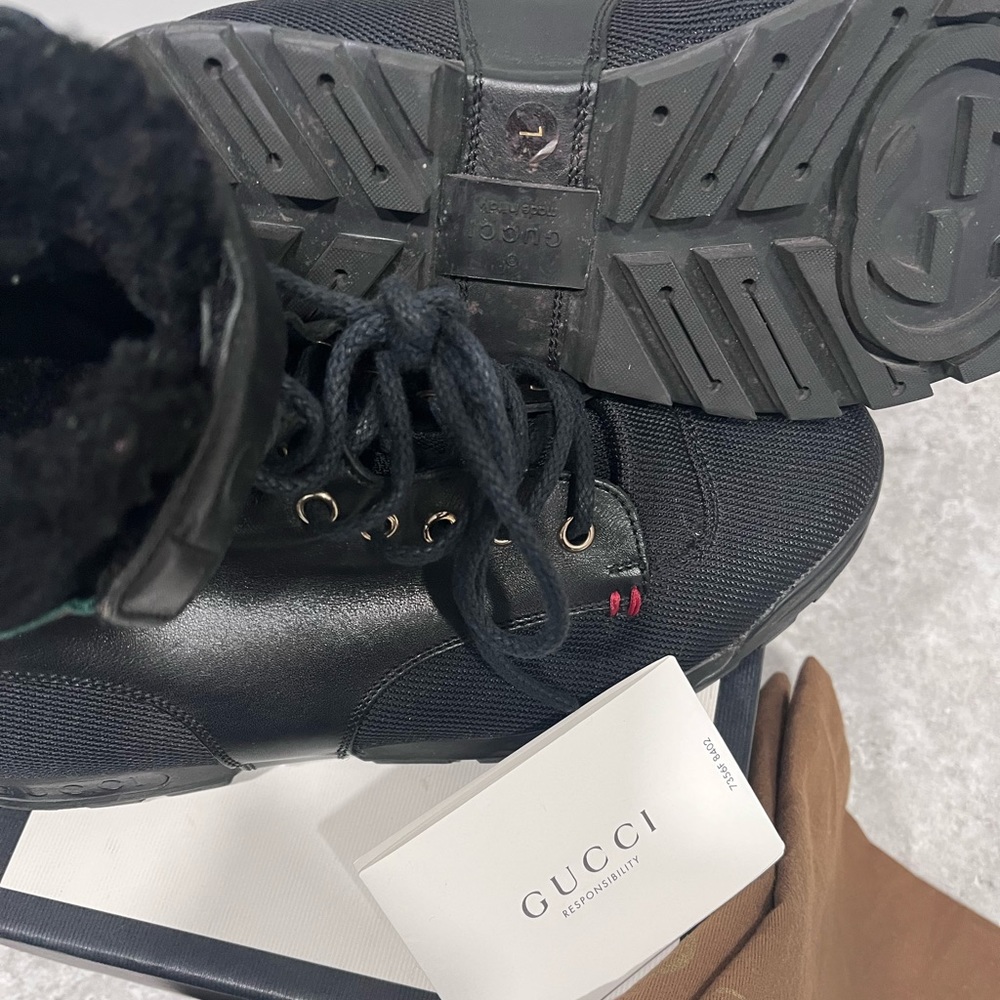 Unisex Gucci Combat boots